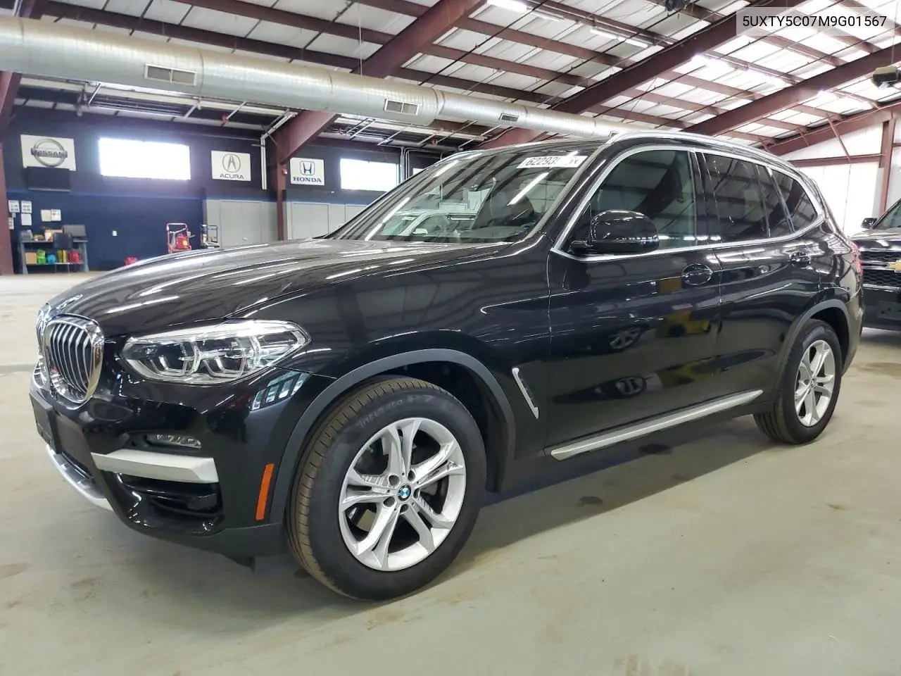2021 BMW X3 xDrive30I VIN: 5UXTY5C07M9G01567 Lot: 62293995
