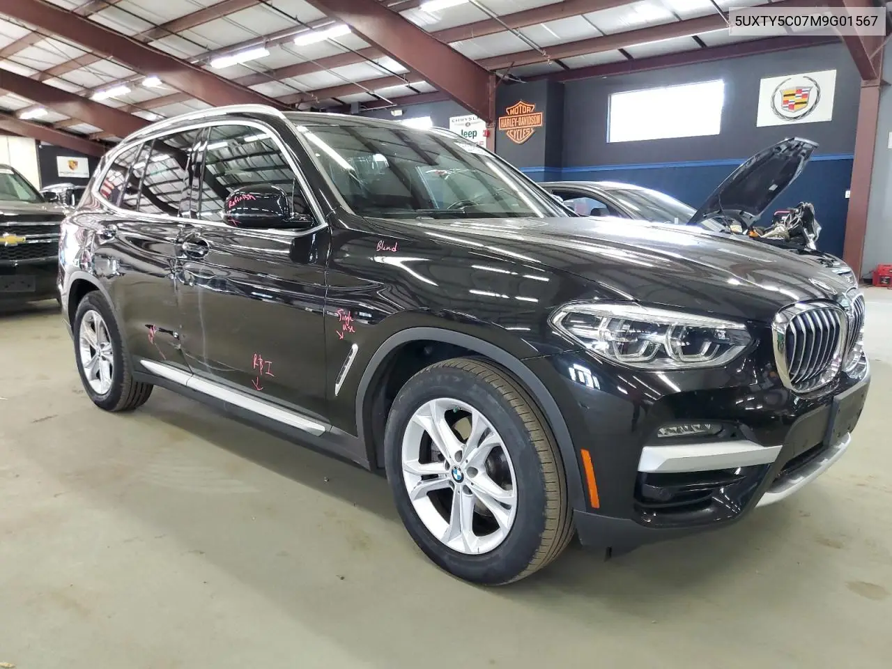 2021 BMW X3 xDrive30I VIN: 5UXTY5C07M9G01567 Lot: 62293995
