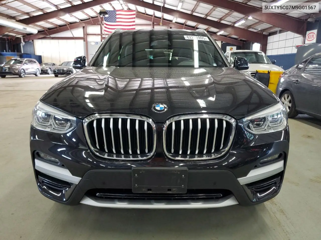 2021 BMW X3 xDrive30I VIN: 5UXTY5C07M9G01567 Lot: 62293995