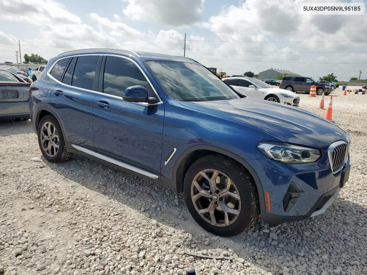 2022 BMW X3 Sdrive30I VIN: 5UX43DP05N9L95185 Lot: 61139125