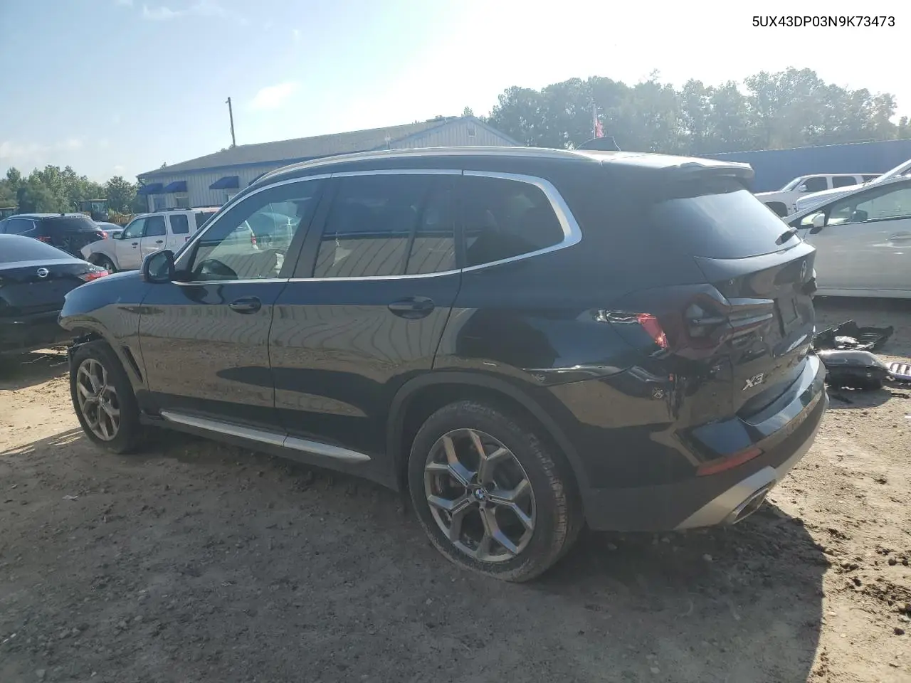 2022 BMW X3 Sdrive30I VIN: 5UX43DP03N9K73473 Lot: 61614815