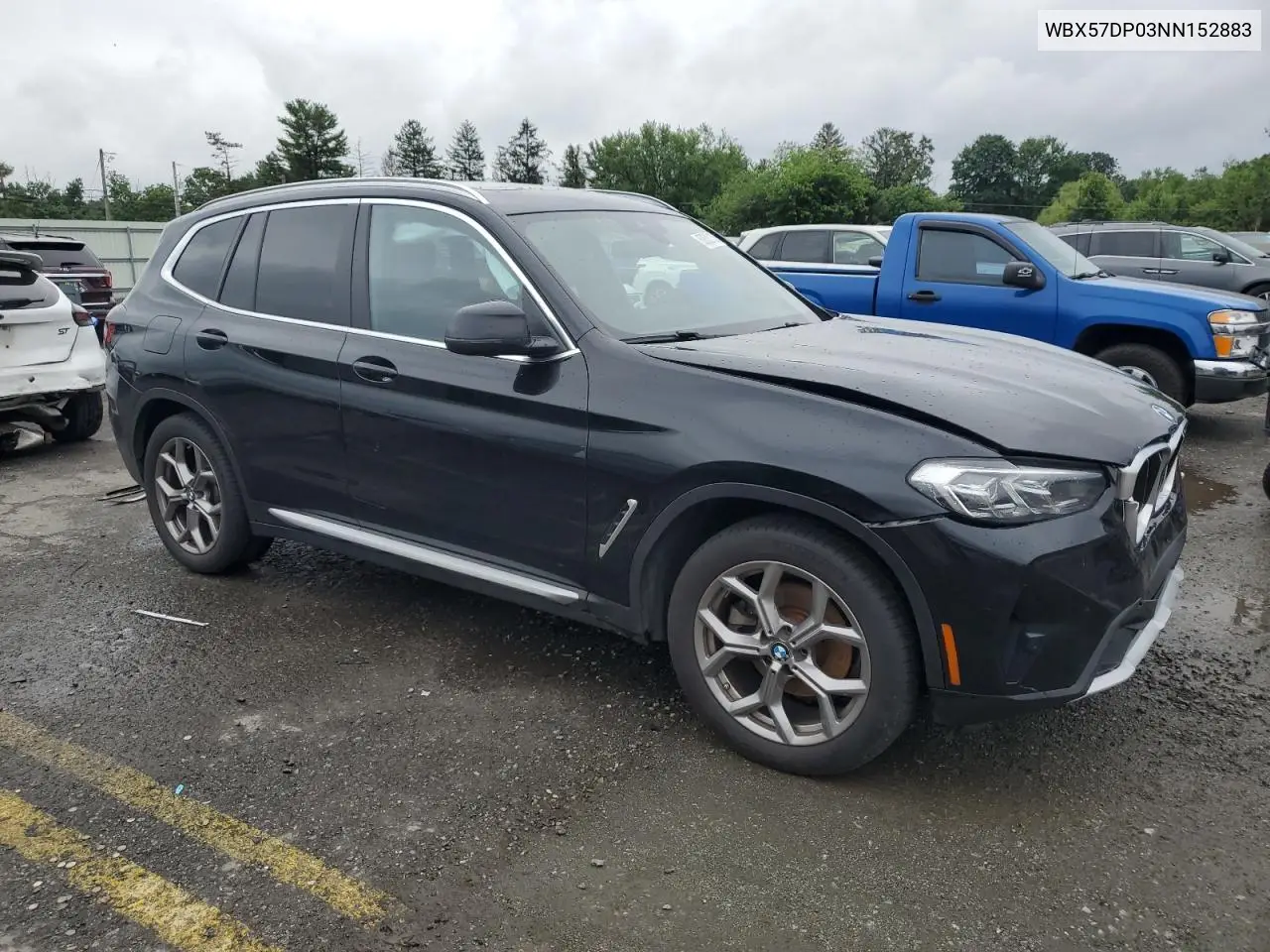 2022 BMW X3 xDrive30I VIN: WBX57DP03NN152883 Lot: 62833135
