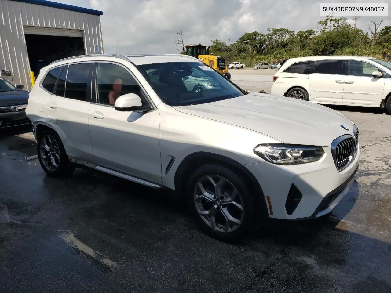 2022 BMW X3 Sdrive30I VIN: 5UX43DP07N9K48057 Lot: 63003315