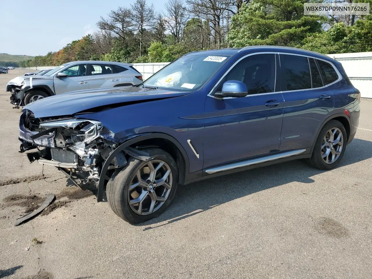 2022 BMW X3 xDrive30I VIN: WBX57DP09NN176265 Lot: 63420005