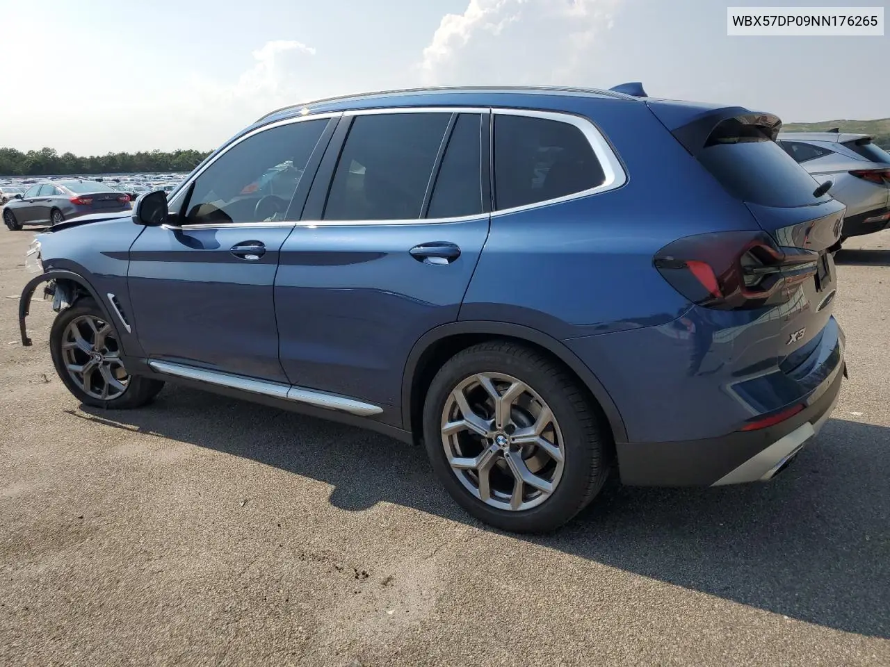 2022 BMW X3 xDrive30I VIN: WBX57DP09NN176265 Lot: 63420005