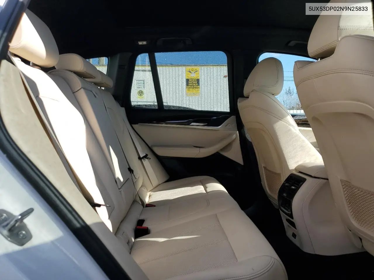 2022 BMW X3 xDrive30I VIN: 5UX53DP02N9N25833 Lot: 79270624
