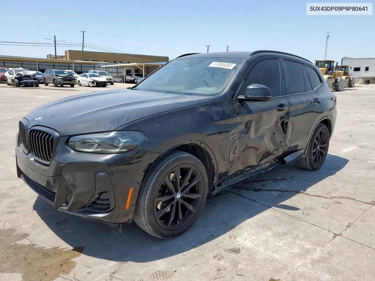 2023 BMW X3 Sdrive30I VIN: 5UX43DP09P9P80641 Lot: 57055355