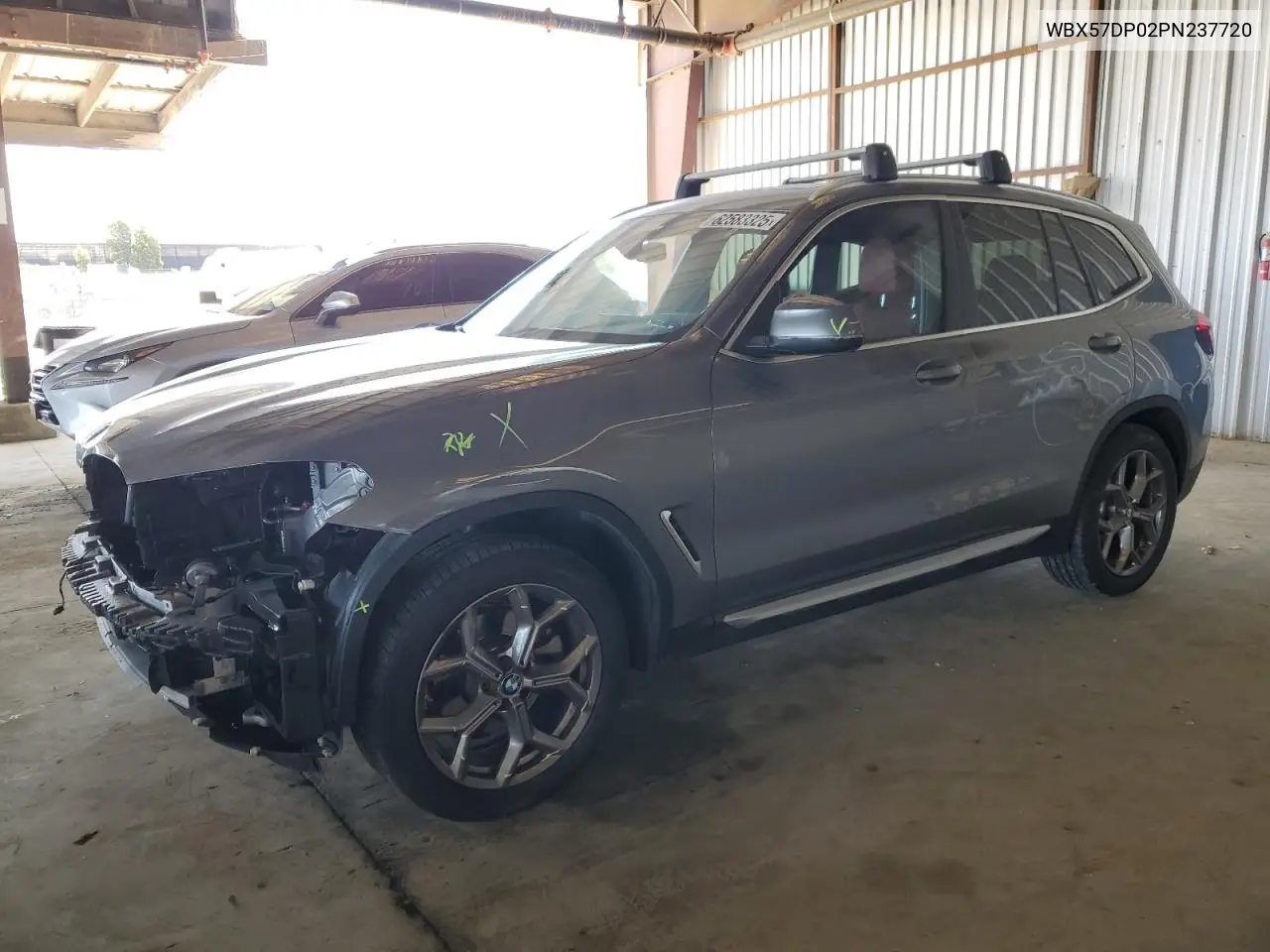 2023 BMW X3 xDrive30I VIN: WBX57DP02PN237720 Lot: 62583325