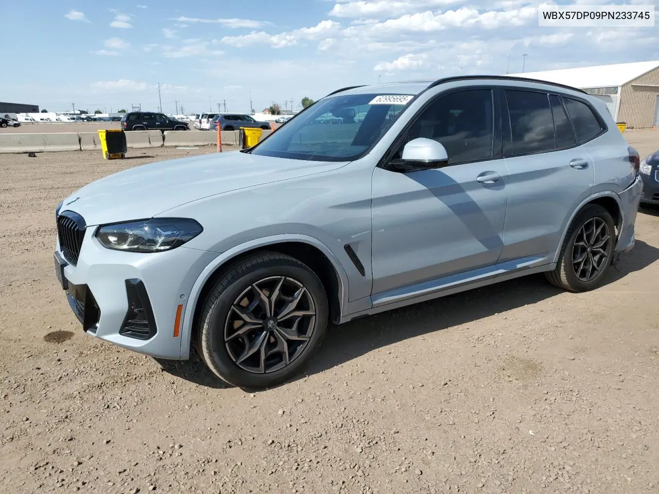 2023 BMW X3 xDrive30I VIN: WBX57DP09PN233745 Lot: 62995695
