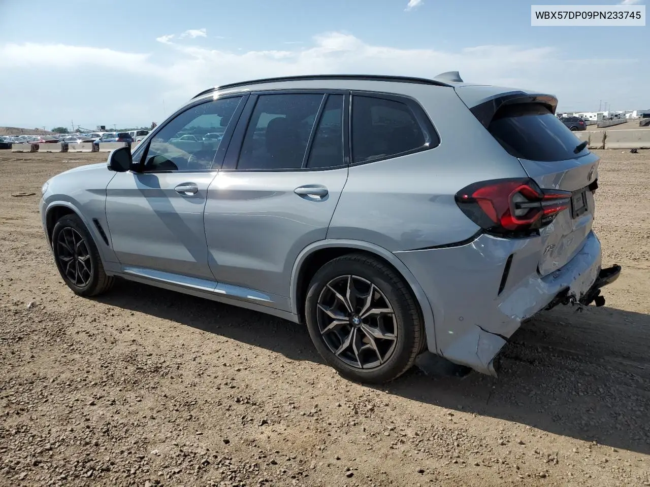 2023 BMW X3 xDrive30I VIN: WBX57DP09PN233745 Lot: 62995695