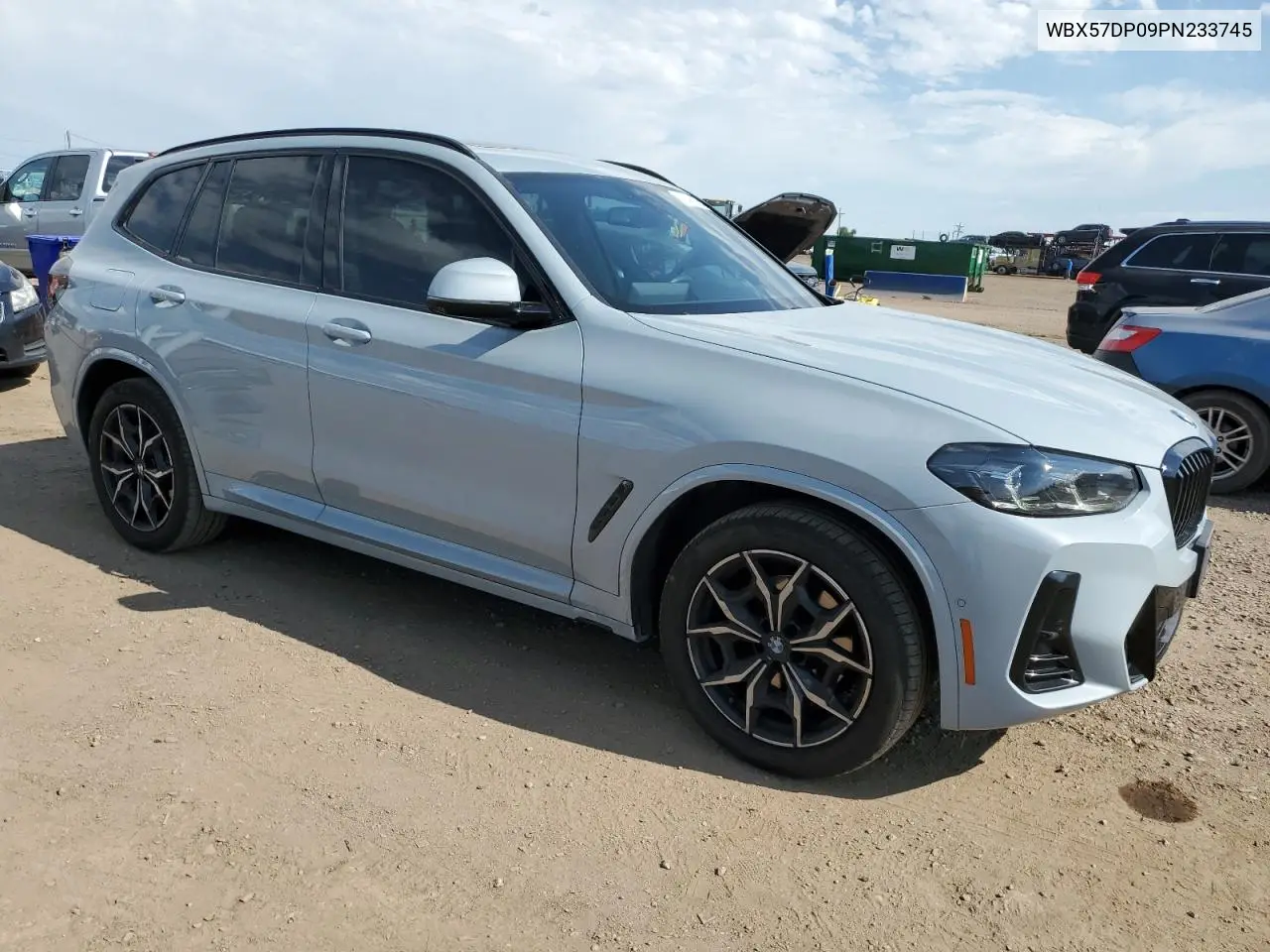 2023 BMW X3 xDrive30I VIN: WBX57DP09PN233745 Lot: 62995695