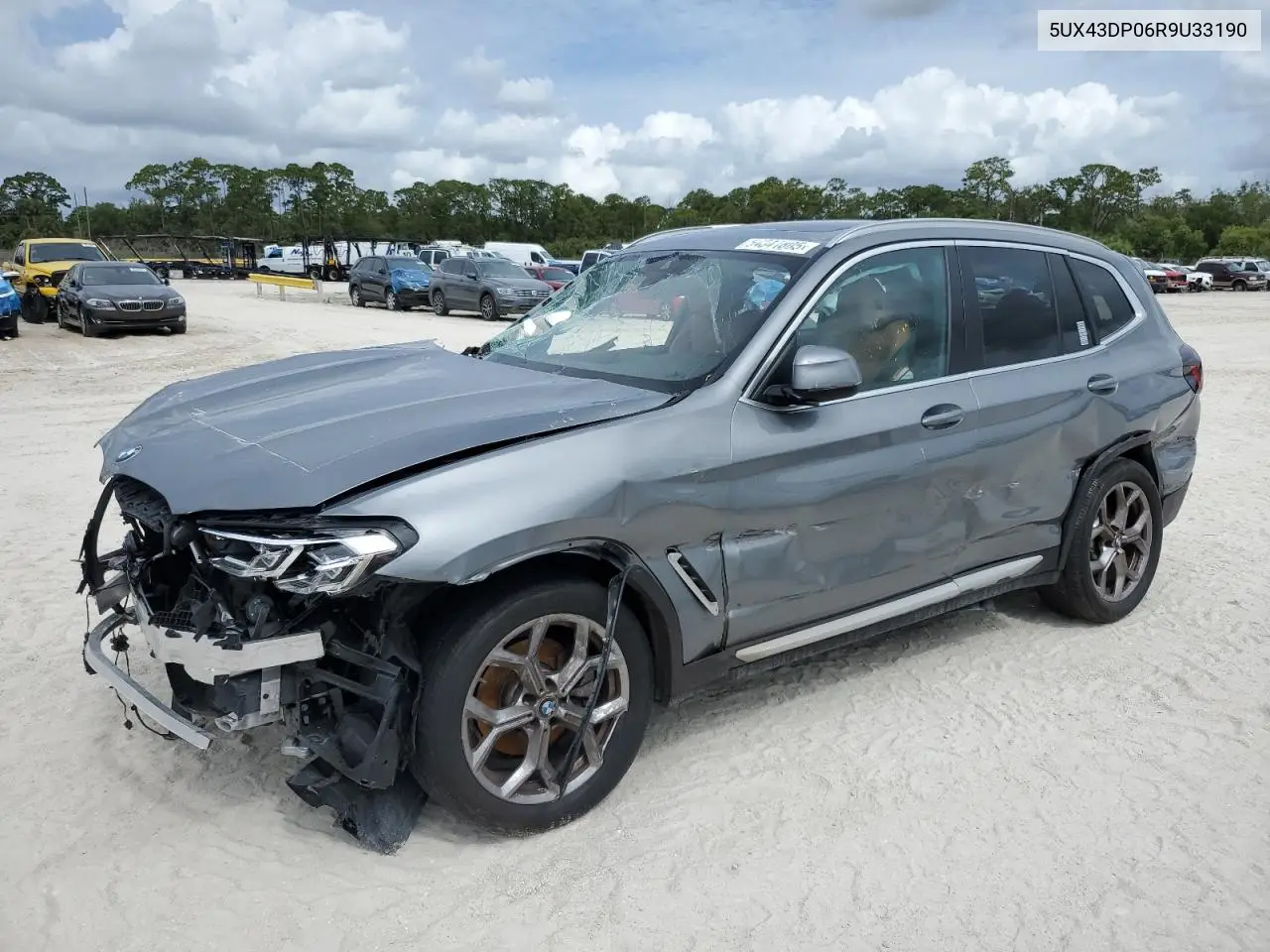 2024 BMW X3 Sdrive30I VIN: 5UX43DP06R9U33190 Lot: 54341805