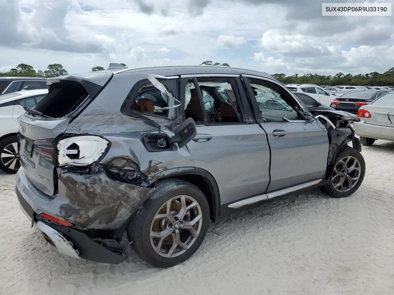 2024 BMW X3 Sdrive30I VIN: 5UX43DP06R9U33190 Lot: 54341805