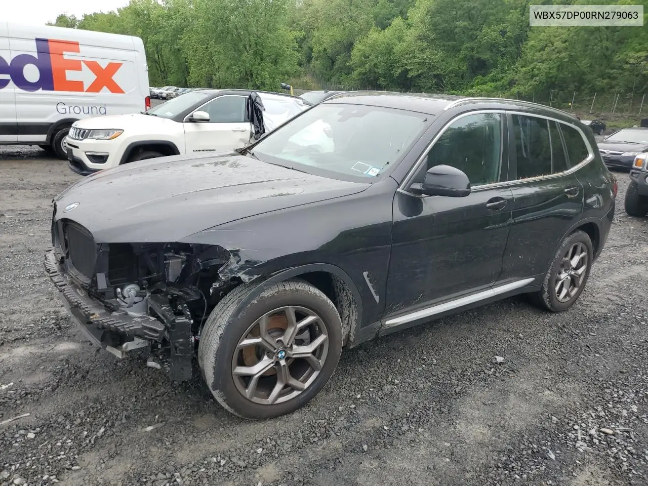 2024 BMW X3 xDrive30I VIN: WBX57DP00RN279063 Lot: 56147825