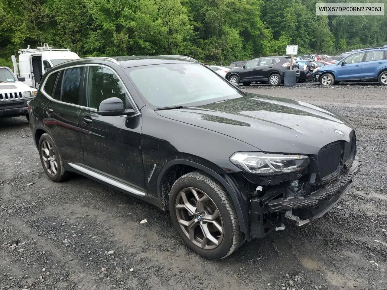 2024 BMW X3 xDrive30I VIN: WBX57DP00RN279063 Lot: 56147825