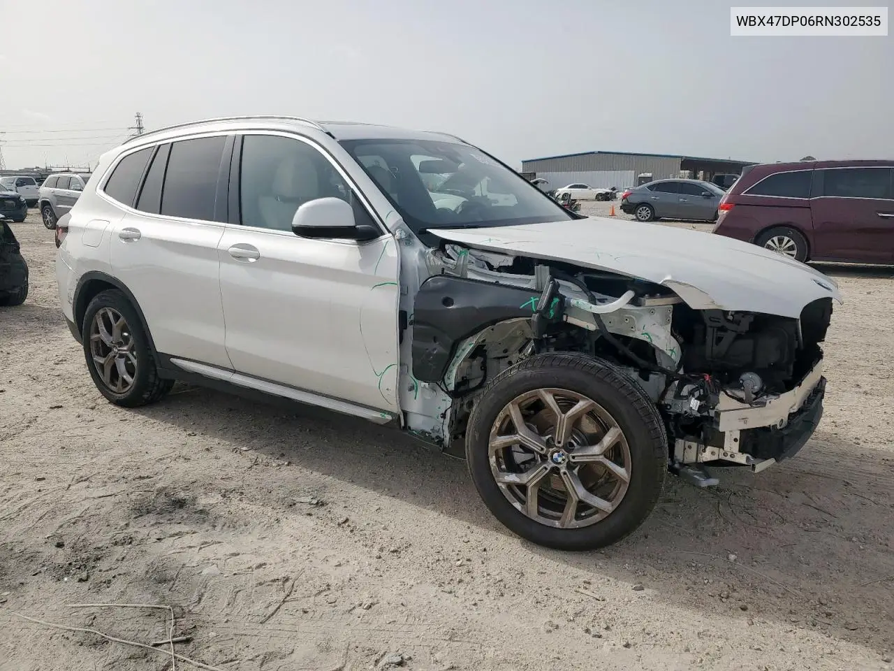 2024 BMW X3 Sdrive30I VIN: WBX47DP06RN302535 Lot: 57026845
