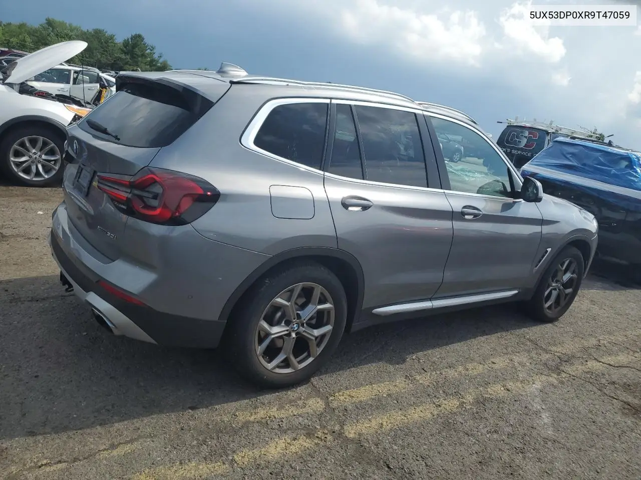 2024 BMW X3 xDrive30I VIN: 5UX53DP0XR9T47059 Lot: 62916615