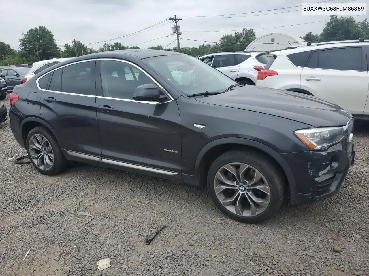 2015 BMW X4 xDrive28I VIN: 5UXXW3C58F0M86859 Lot: 62556865