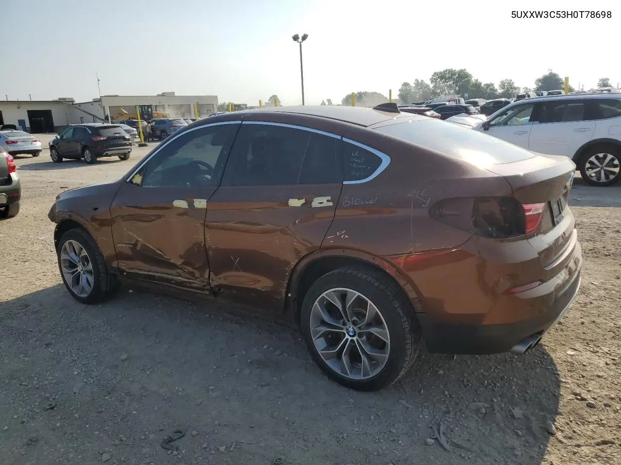 2017 BMW X4 xDrive28I VIN: 5UXXW3C53H0T78698 Lot: 62587265
