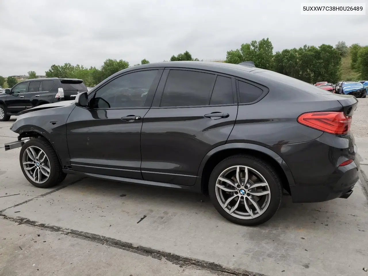 2017 BMW X4 xDrivem40I VIN: 5UXXW7C38H0U26489 Lot: 63006775