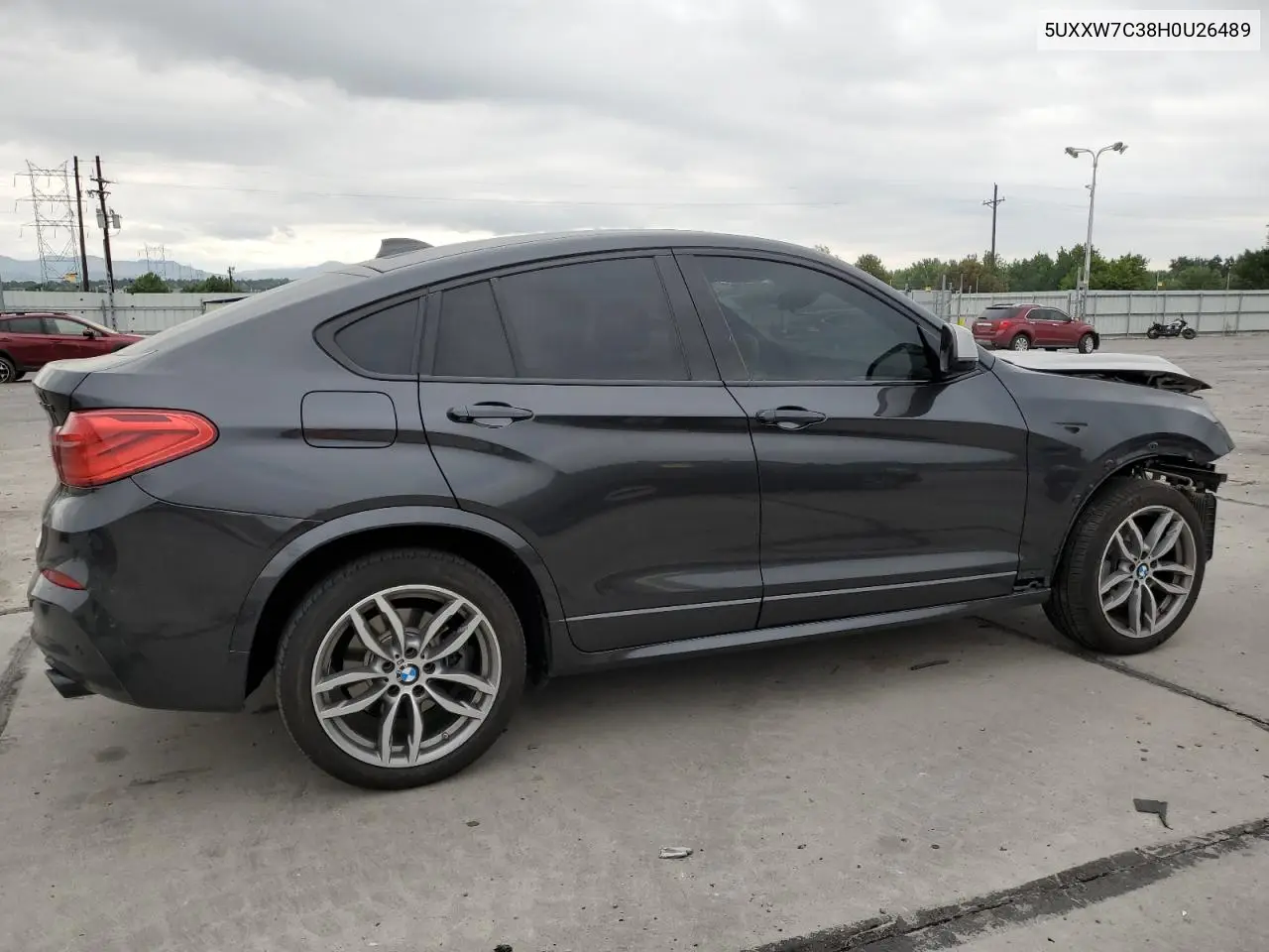 2017 BMW X4 xDrivem40I VIN: 5UXXW7C38H0U26489 Lot: 63006775