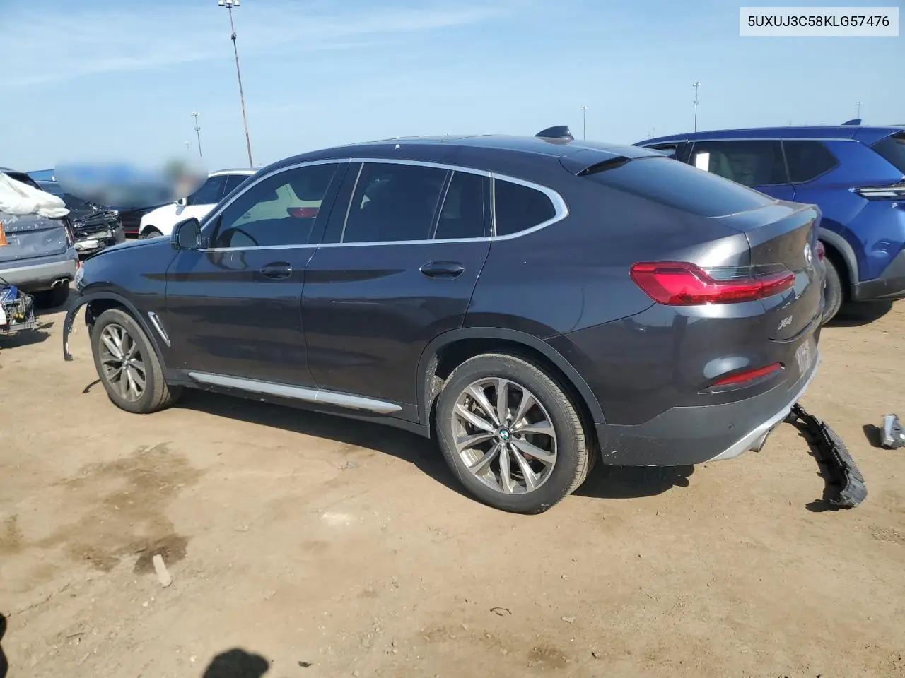 2019 BMW X4 xDrive30I VIN: 5UXUJ3C58KLG57476 Lot: 62164985