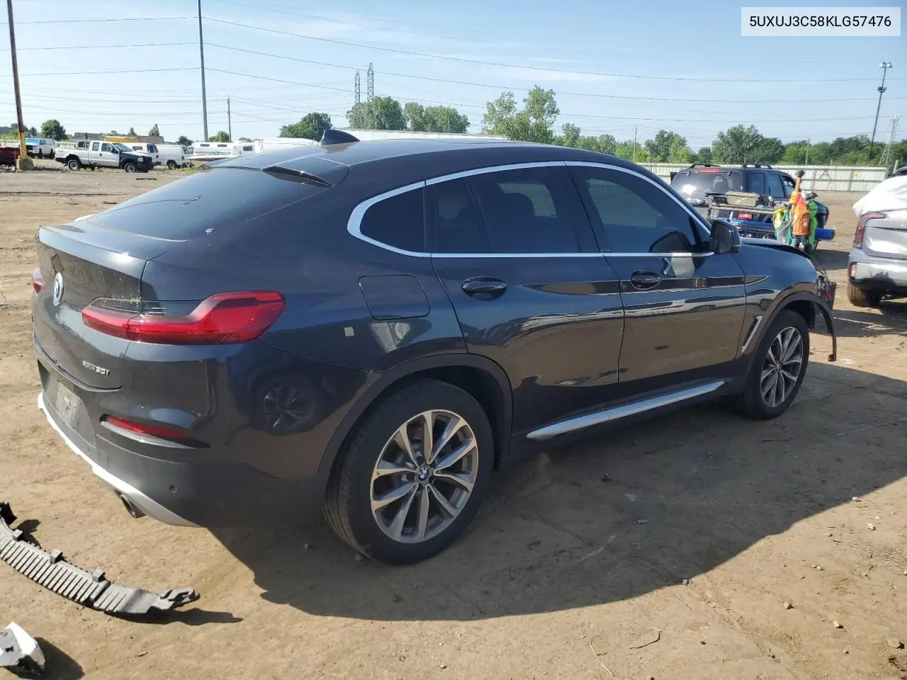 2019 BMW X4 xDrive30I VIN: 5UXUJ3C58KLG57476 Lot: 62164985