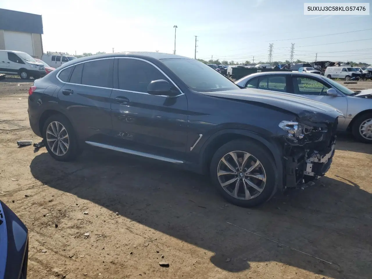 2019 BMW X4 xDrive30I VIN: 5UXUJ3C58KLG57476 Lot: 62164985