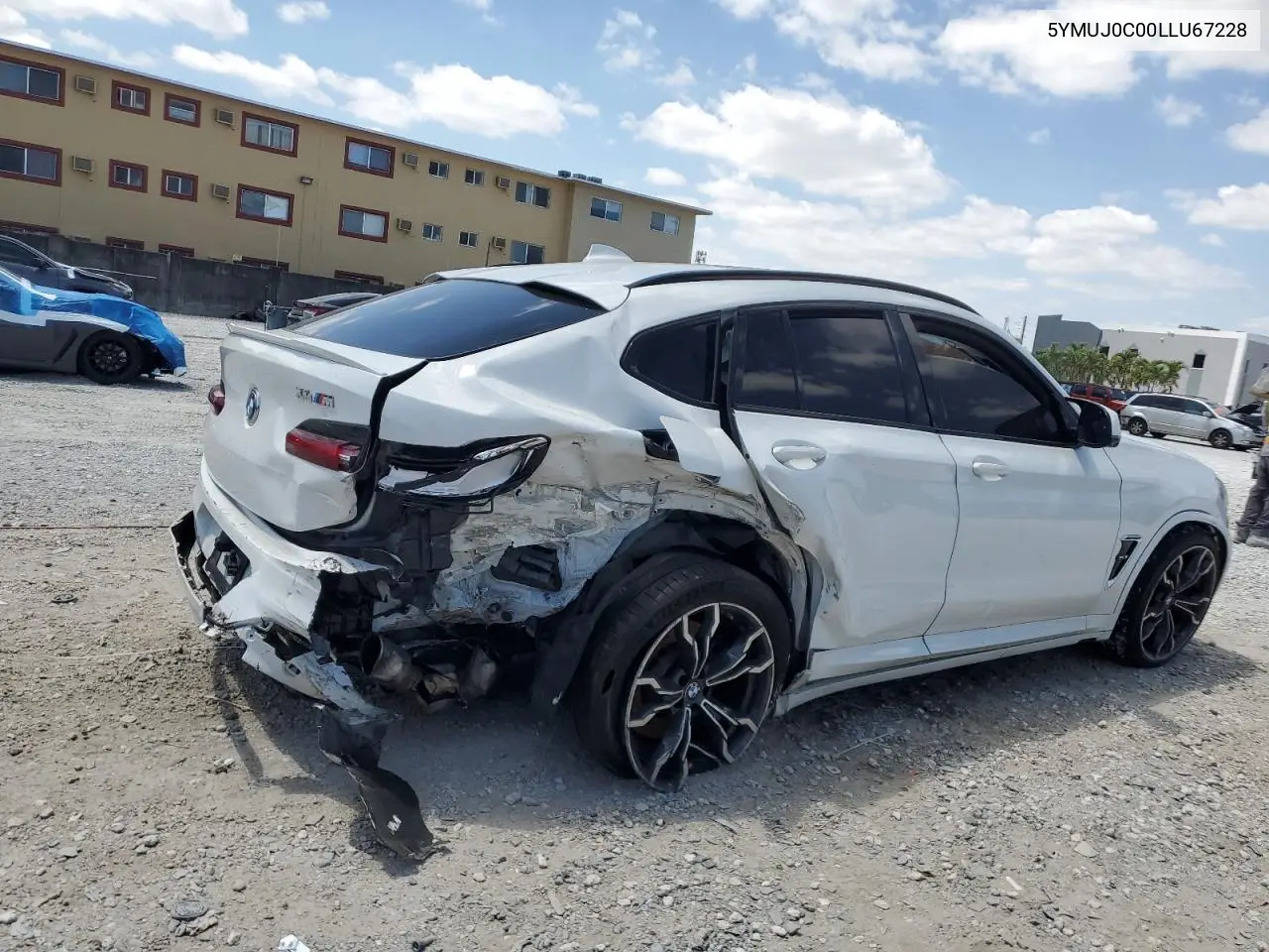 2020 BMW X4 M Competition VIN: 5YMUJ0C00LLU67228 Lot: 53480145