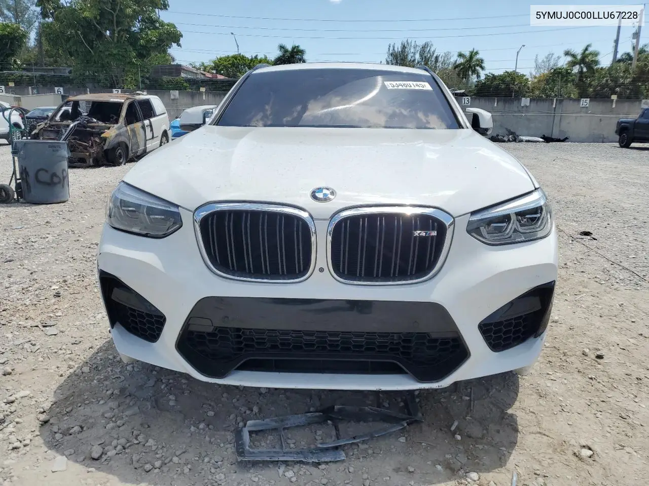 2020 BMW X4 M Competition VIN: 5YMUJ0C00LLU67228 Lot: 53480145