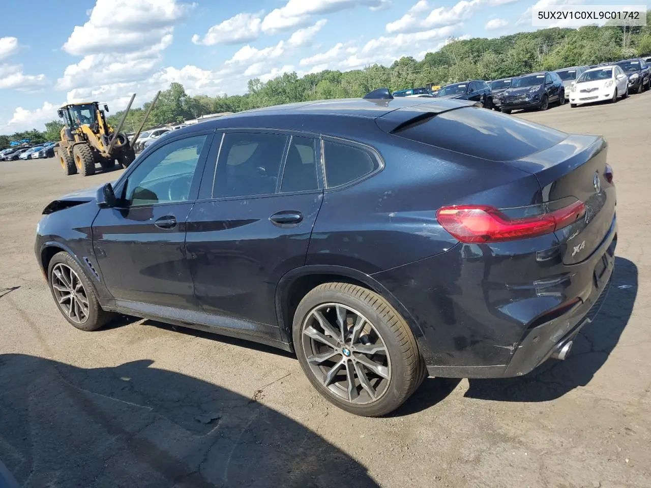 2020 BMW X4 xDrive30I VIN: 5UX2V1C0XL9C01742 Lot: 62100005