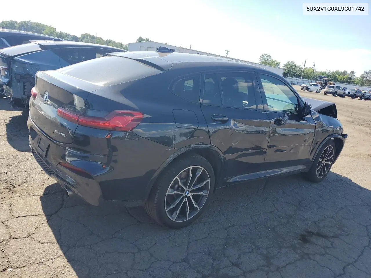 2020 BMW X4 xDrive30I VIN: 5UX2V1C0XL9C01742 Lot: 62100005