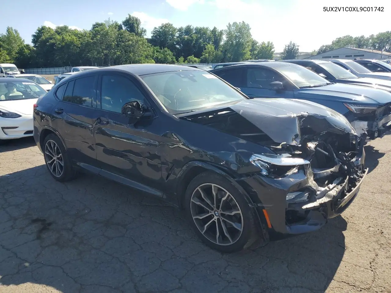 2020 BMW X4 xDrive30I VIN: 5UX2V1C0XL9C01742 Lot: 62100005