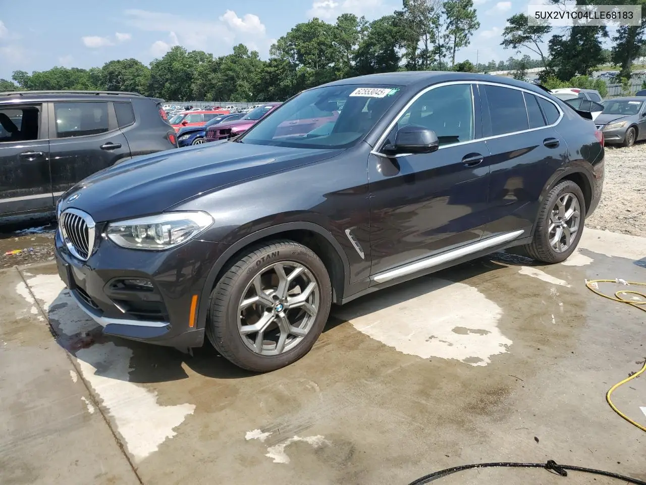 2020 BMW X4 xDrive30I VIN: 5UX2V1C04LLE68183 Lot: 62553045