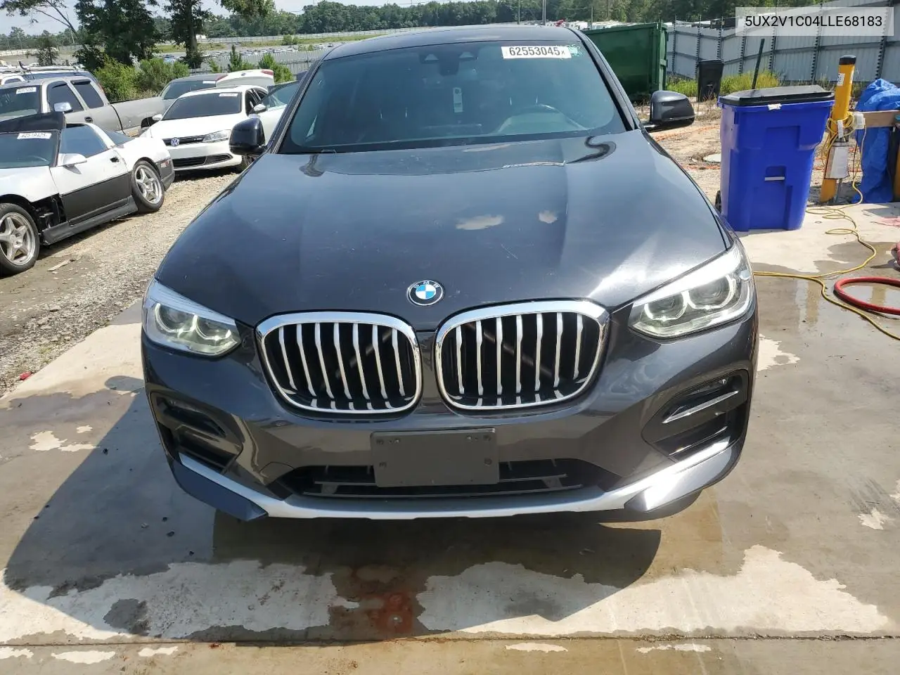 2020 BMW X4 xDrive30I VIN: 5UX2V1C04LLE68183 Lot: 62553045