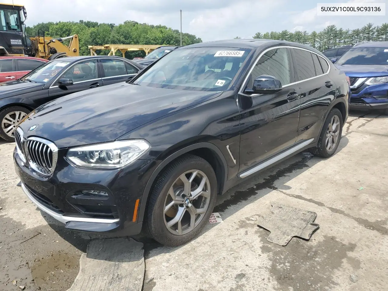 2020 BMW X4 xDrive30I VIN: 5UX2V1C00L9C93136 Lot: 62766585