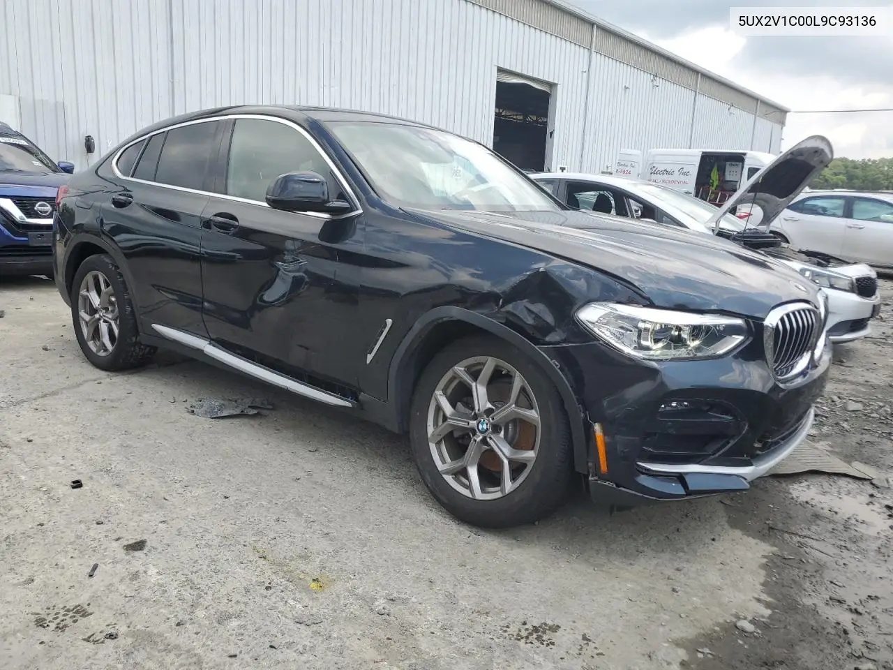 2020 BMW X4 xDrive30I VIN: 5UX2V1C00L9C93136 Lot: 62766585