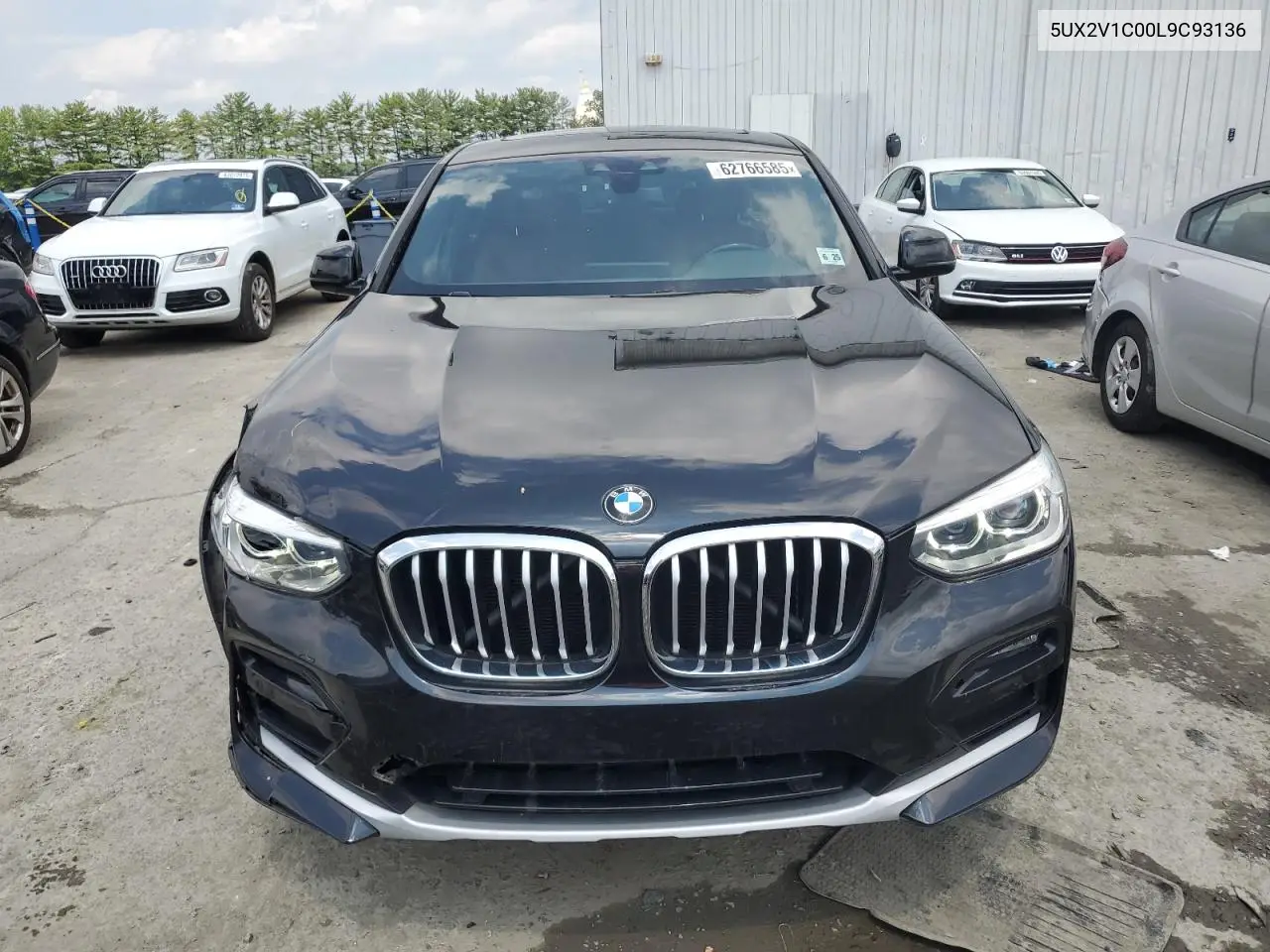 2020 BMW X4 xDrive30I VIN: 5UX2V1C00L9C93136 Lot: 62766585