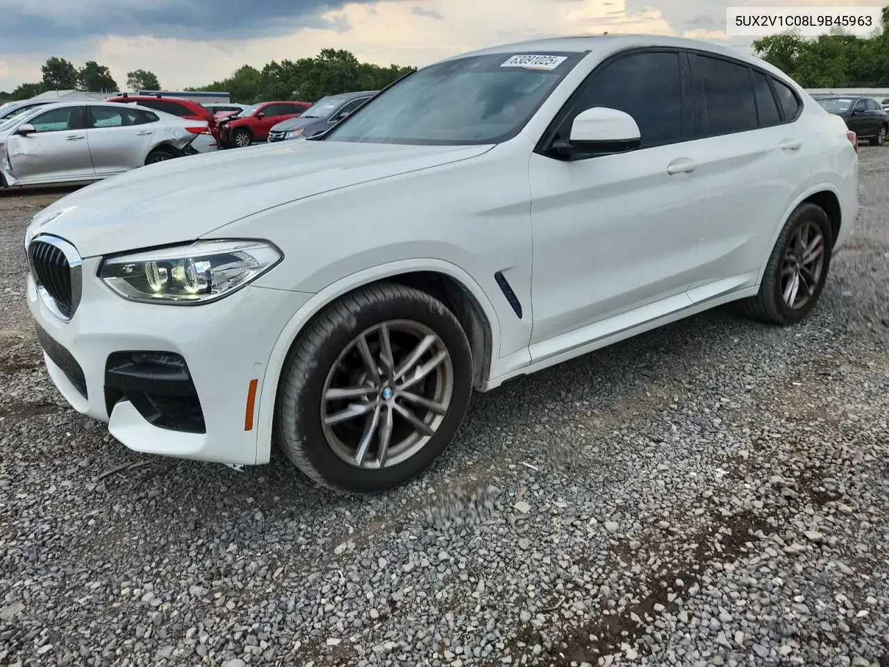 2020 BMW X4 xDrive30I VIN: 5UX2V1C08L9B45963 Lot: 63091025