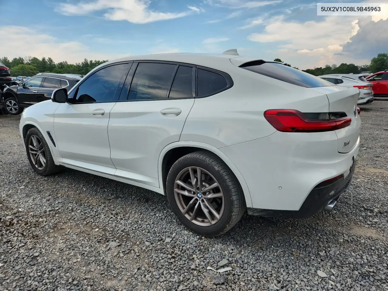 2020 BMW X4 xDrive30I VIN: 5UX2V1C08L9B45963 Lot: 63091025