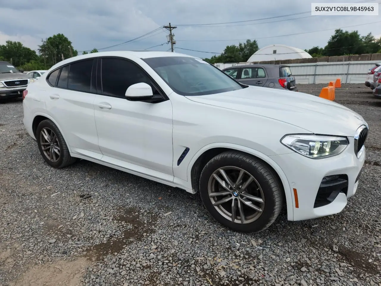2020 BMW X4 xDrive30I VIN: 5UX2V1C08L9B45963 Lot: 63091025