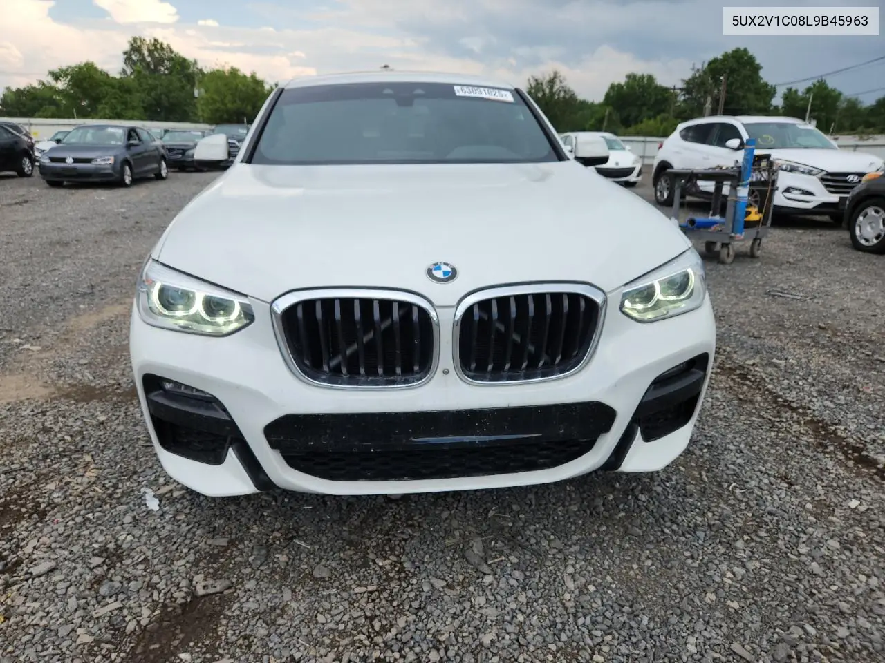2020 BMW X4 xDrive30I VIN: 5UX2V1C08L9B45963 Lot: 63091025