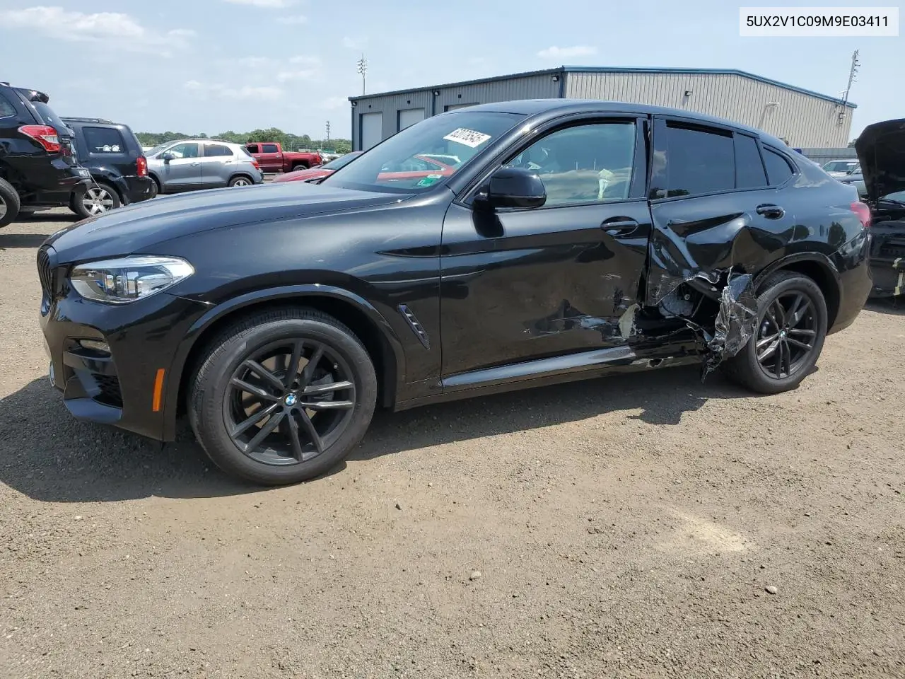 2021 BMW X4 xDrive30I VIN: 5UX2V1C09M9E03411 Lot: 62078545