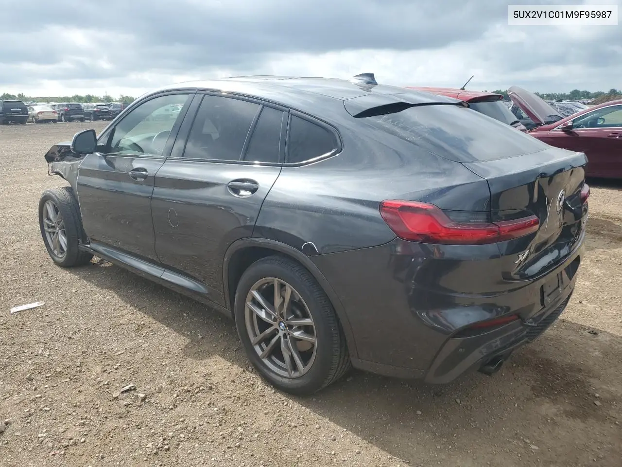 2021 BMW X4 xDrive30I VIN: 5UX2V1C01M9F95987 Lot: 62689295