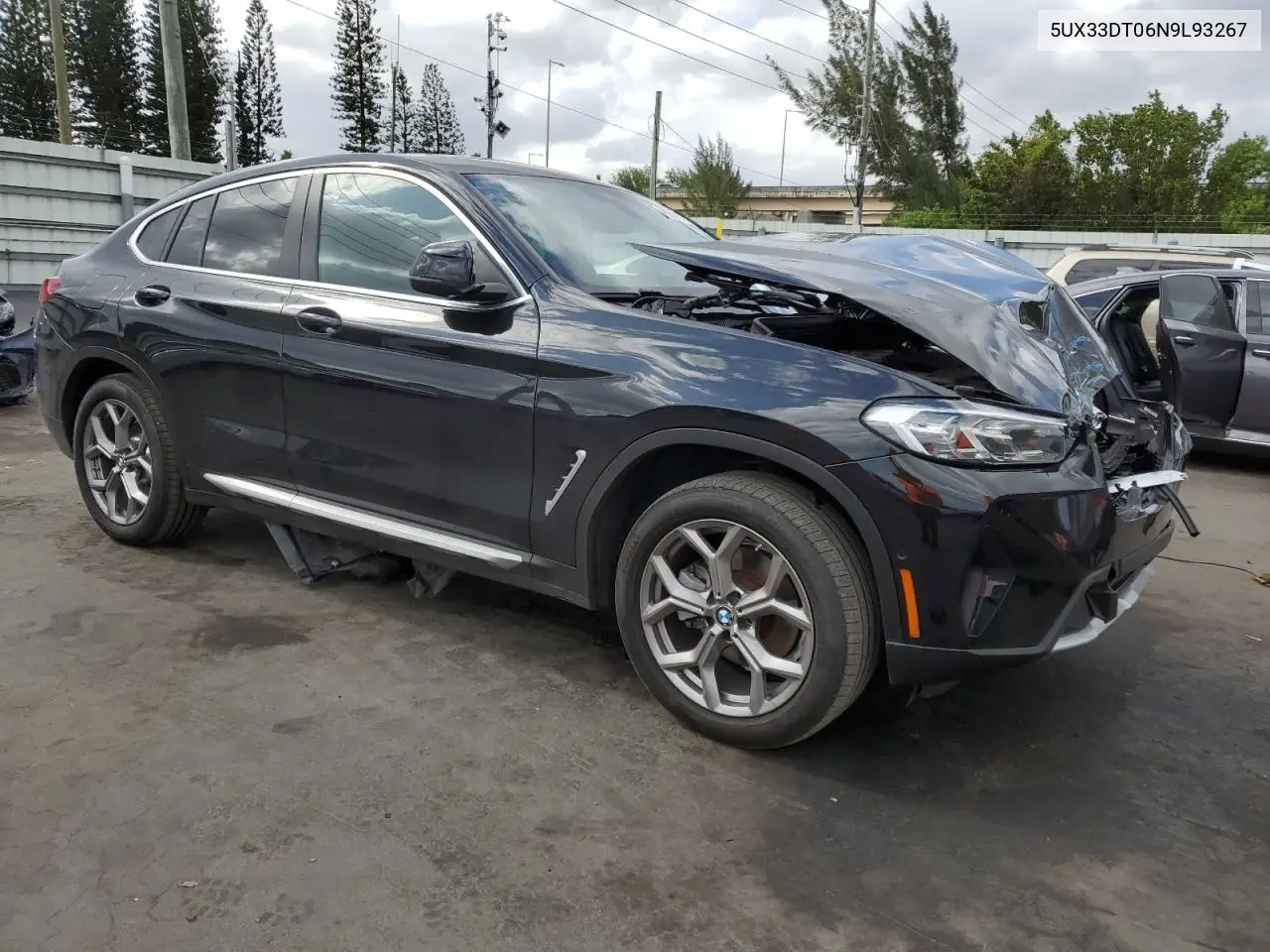 2022 BMW X4 xDrive30I VIN: 5UX33DT06N9L93267 Lot: 49962195