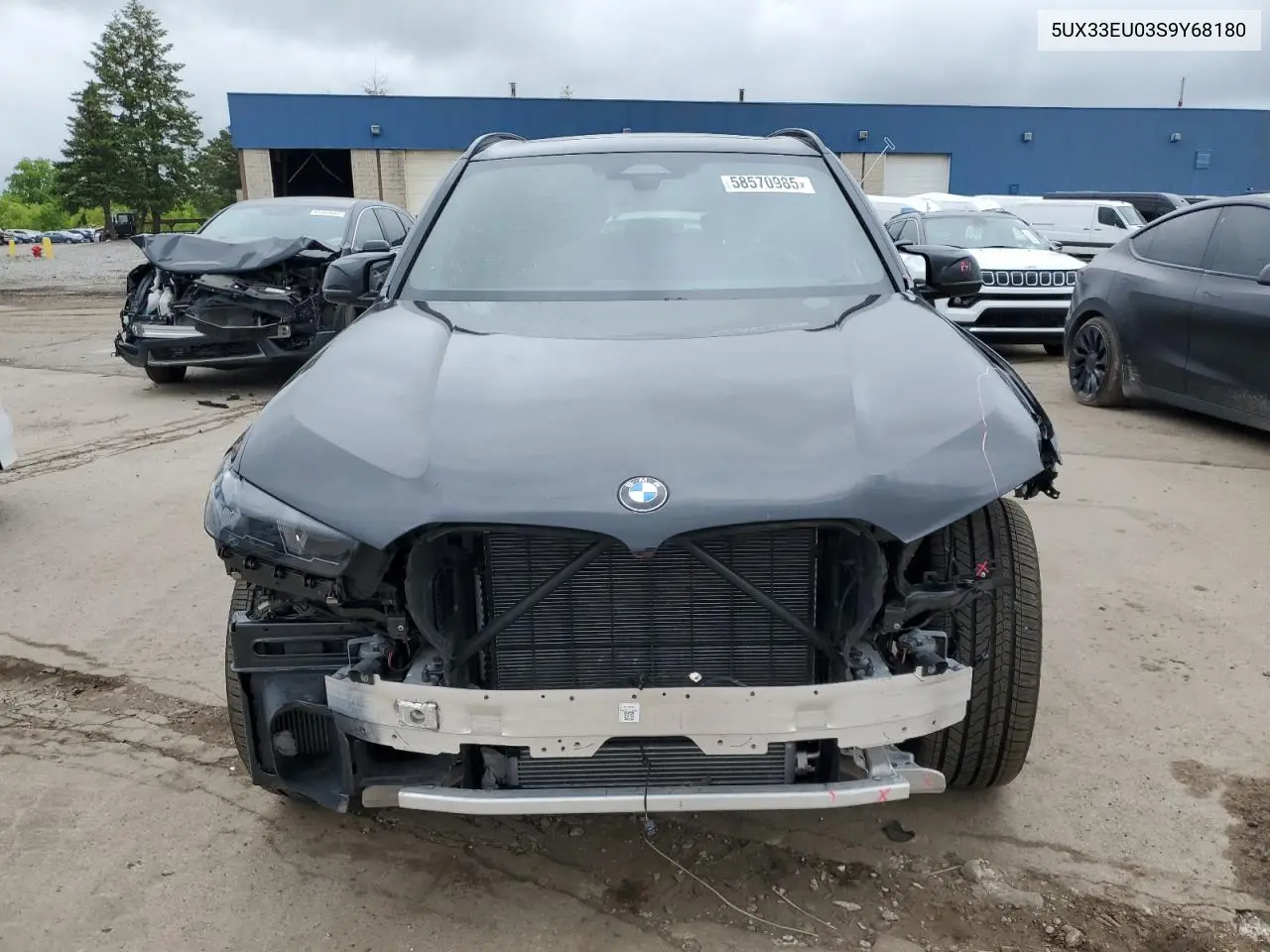 2025 BMW X5 M60I VIN: 5UX33EU03S9Y68180 Lot: 58570985
