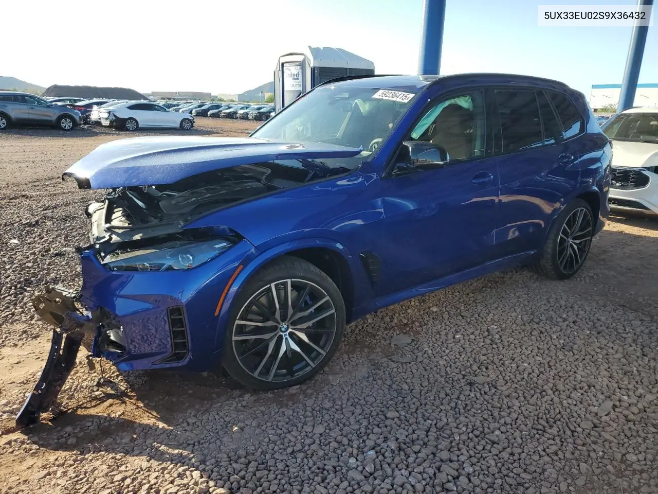 2025 BMW X5 M60I VIN: 5UX33EU02S9X36432 Lot: 59236415