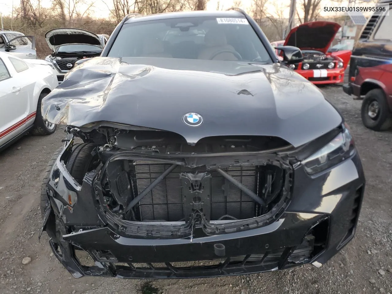 2025 BMW X5 M60I VIN: 5UX33EU01S9W95596 Lot: 81080514