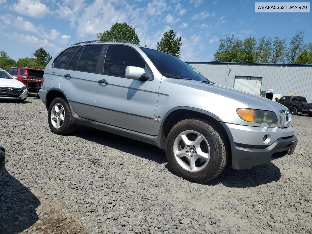 2001 BMW X5 3.0I VIN: WBAFA53531LP24970 Lot: 55634345