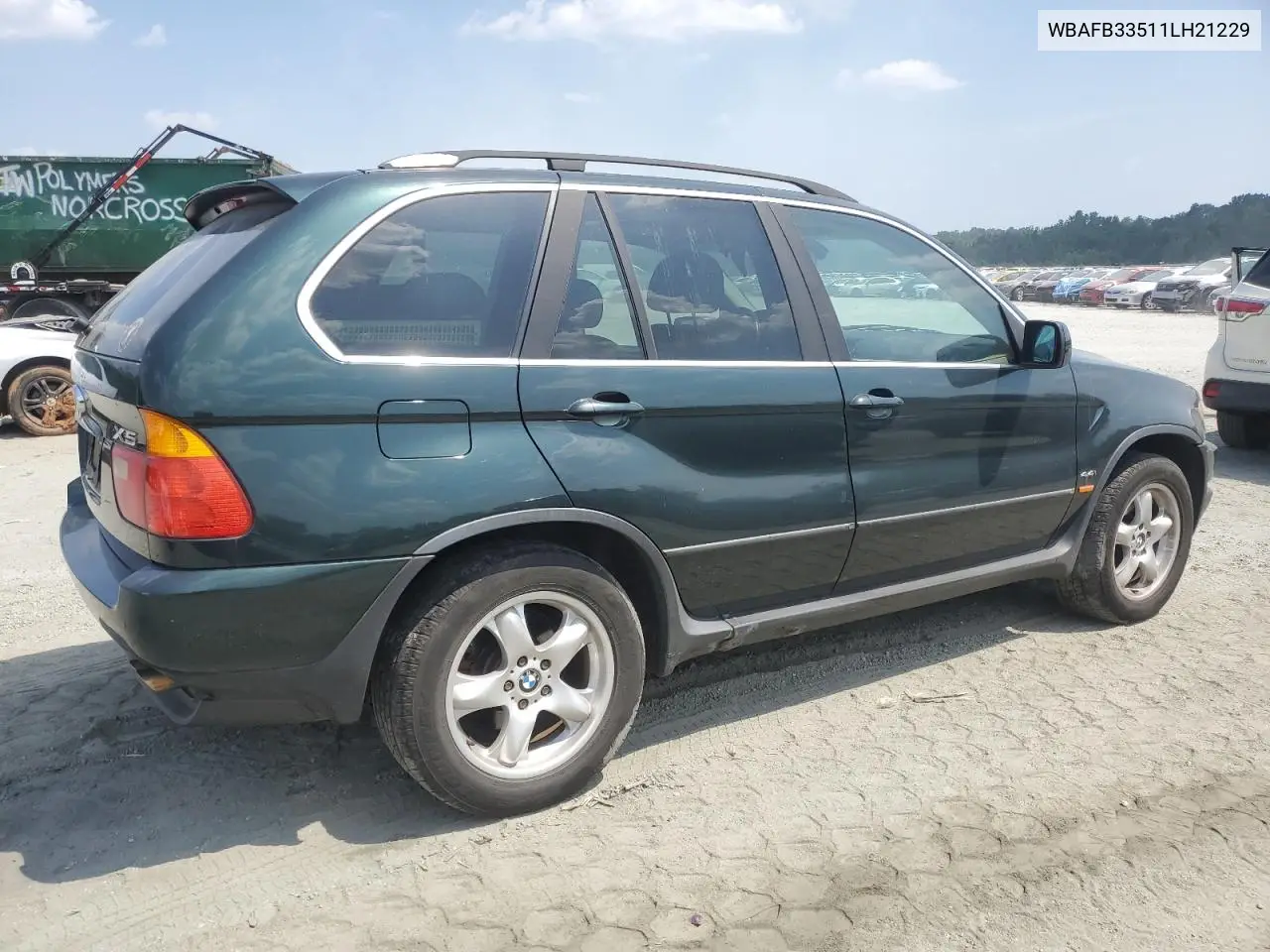 2001 BMW X5 4.4I VIN: WBAFB33511LH21229 Lot: 58293945
